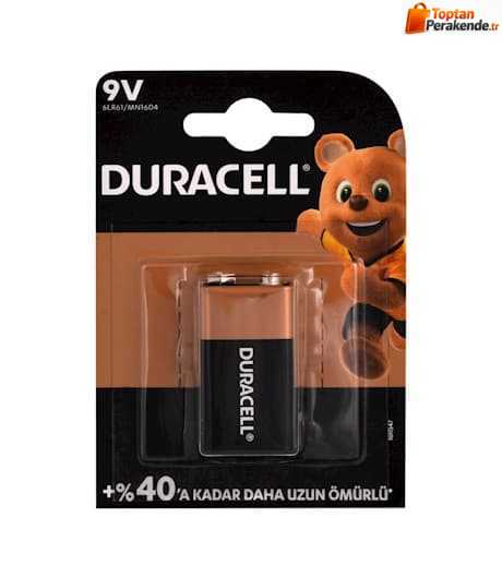 Duracell 9V Pil Alkalin 1li
